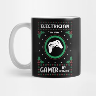 Electrician By Day Gamer By Night Mug